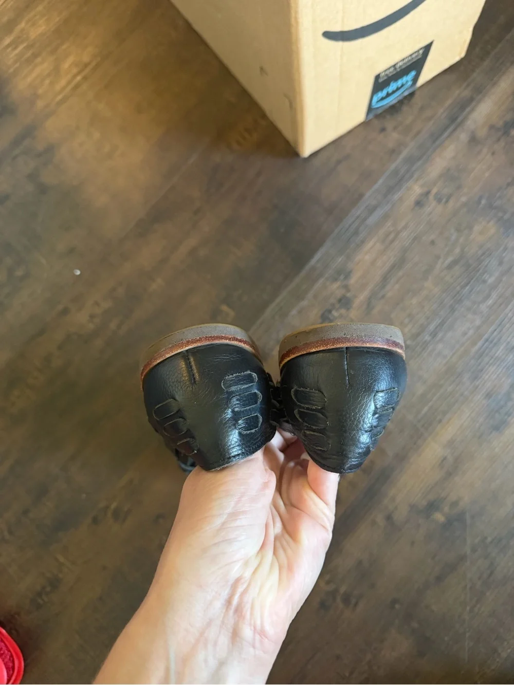 Nisolo Black Woven Leather Huarache Flats